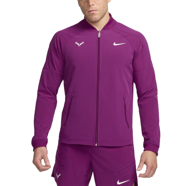 Men's Tennis Jackets Nike DriFIT Rafa Jacket  Sangria/White DV2885611