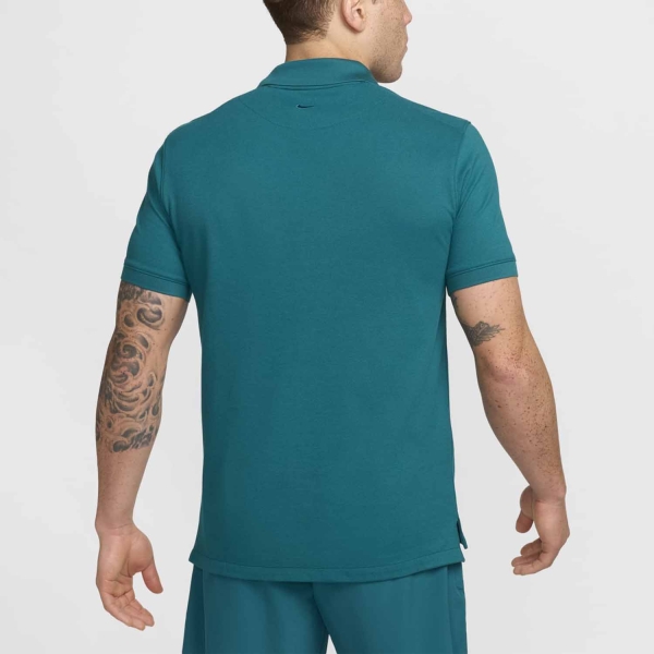 Nike Rafa Logo Polo - Geode Teal/Volt