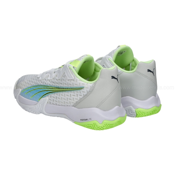 Puma NOVA Elite - White/Luminous Blue/Fizzy Apple/Shadow Gray
