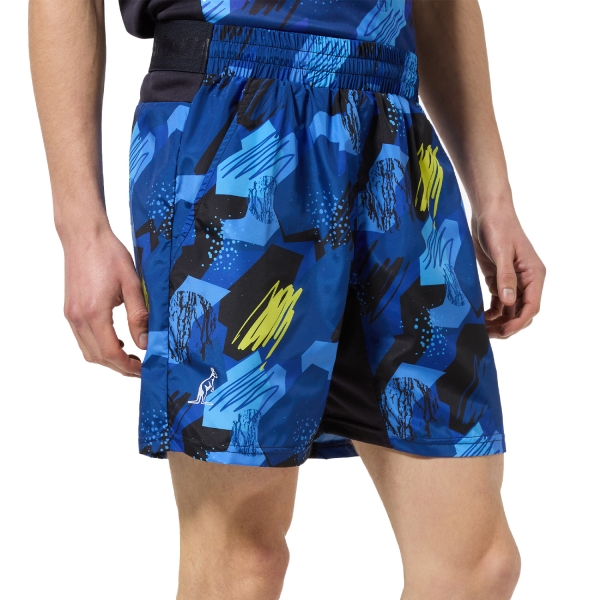 Pantalones Cortos Tenis Hombre Australian Scribble 7in Shorts  Blu Navy TEUSH0044200