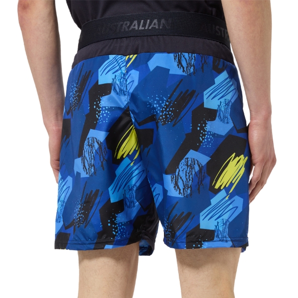 Australian Scribble 7in Pantaloncini - Blu Navy