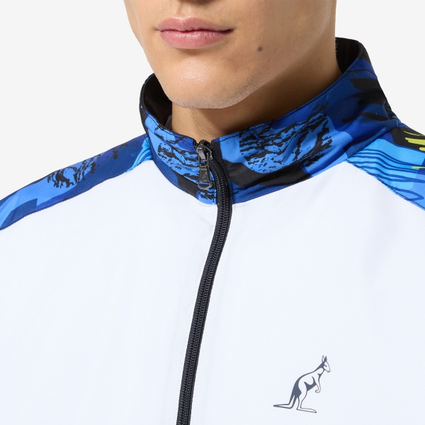 Australian Scribble Men s Tennis Tracksuit Bianco
