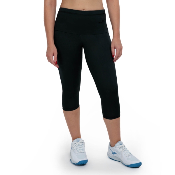 Pantaloni e Tights Tennis Donna Joma Sculpture Pirate Capri  Black 900684.100