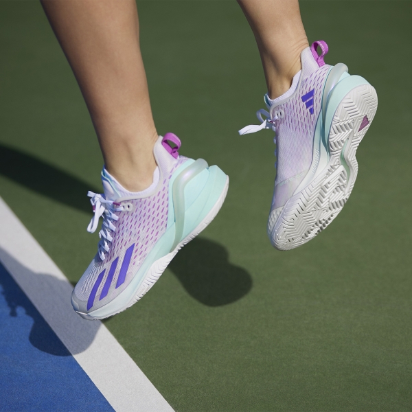 adidas adizero Cybersonic - Cloud White/Cobalt Blue/Semi Flash Aqua