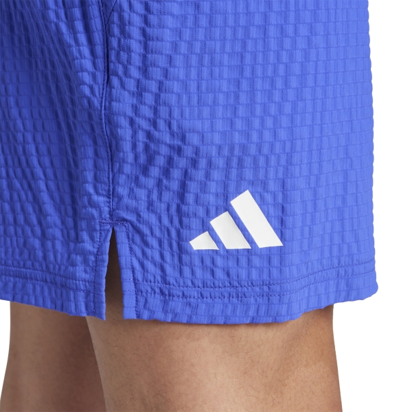 adidas Ergo Pro Logo 8in Shorts de Tenis Hombre Lucid Blue