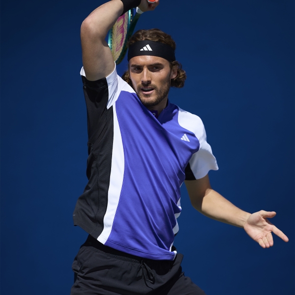 adidas FreeLift Pro Logo Polo - Lucid Blue/White/Black