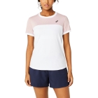Asics Court T-Shirt - Brilliant White/Watershed Rose