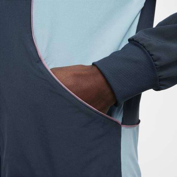 Nike Court Advantage Jacket - Armory Navy/Denim Turquoise/White