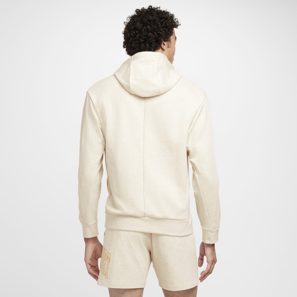Nike Court Heritage Hoodie - Light Orewood Brown/Pale Ivory