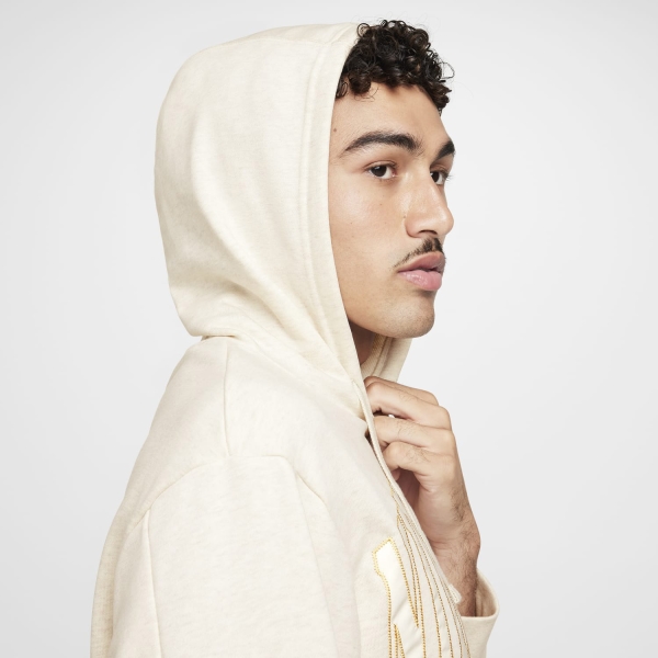 Nike Court Heritage Hoodie - Light Orewood Brown/Pale Ivory