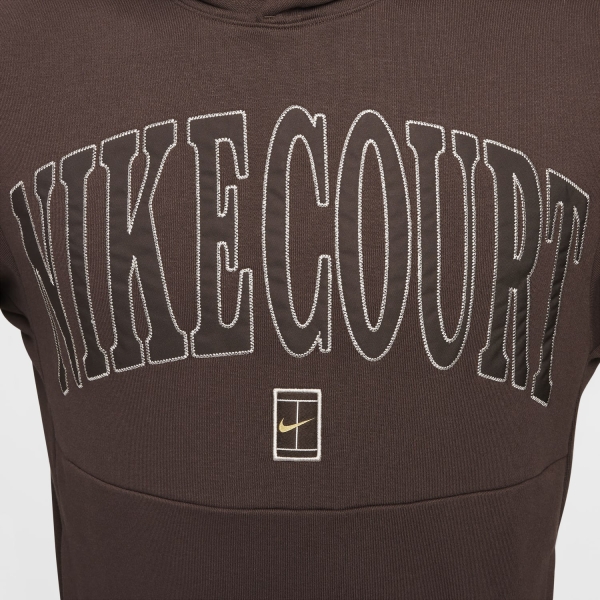 Nike Court Heritage Hoodie - Baroque Brown/Velvet Brown