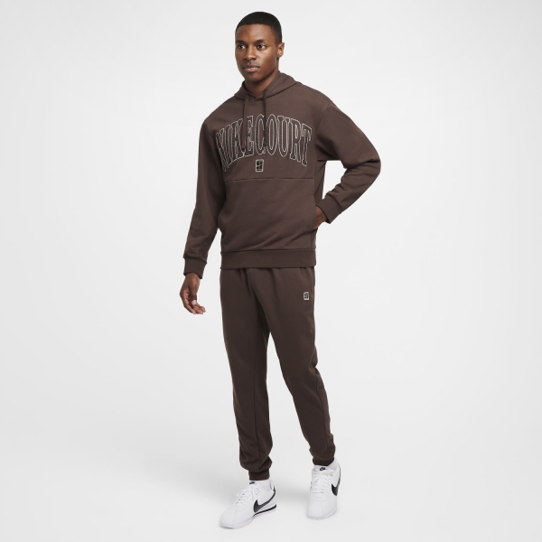 Nike Court Heritage Hoodie - Baroque Brown/Velvet Brown