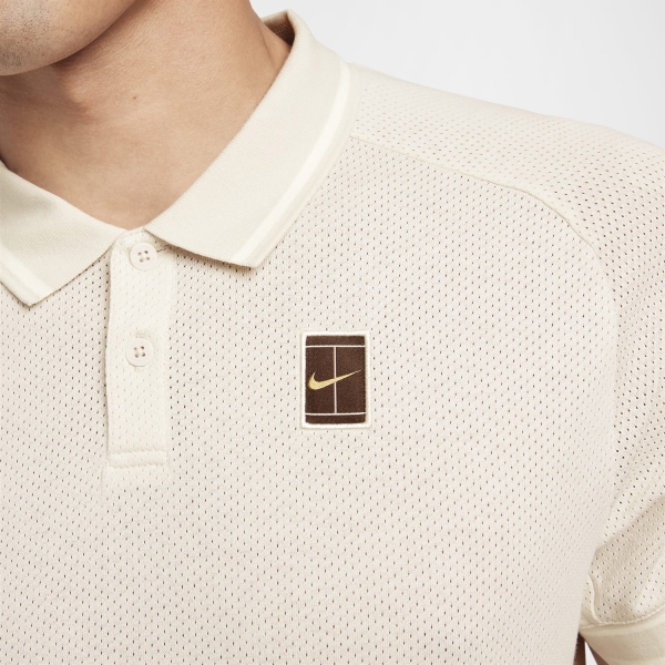 Nike Court Heritage Pro Polo - Light Orewood Brown