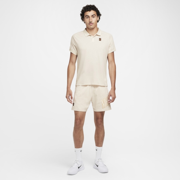 Nike Court Heritage Pro Polo - Light Orewood Brown
