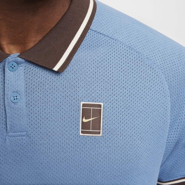 Nike Court Heritage Pro Polo - Aegean Storm
