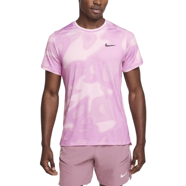 Maglietta Tennis Uomo Nike Nike Court Advantage Printed TShirt  Beyond Pink/Black  Beyond Pink/Black FQ2108632
