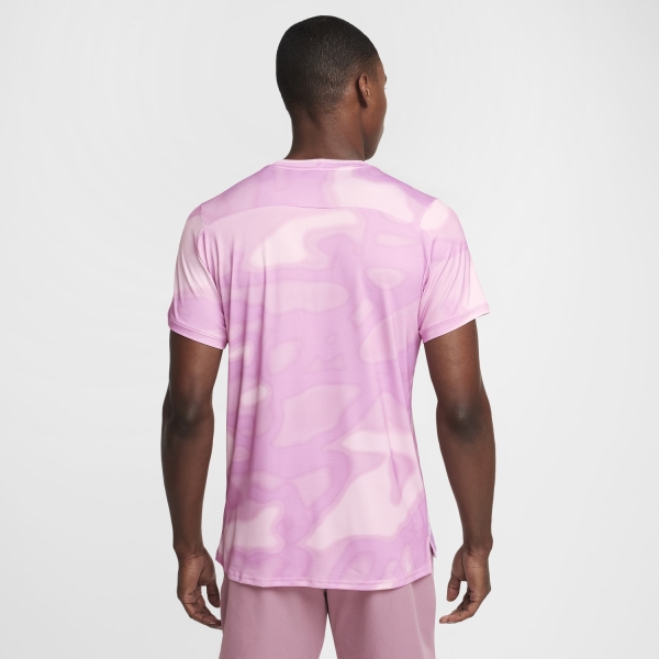 Nike Court Advantage Printed Camiseta - Beyond Pink/Black