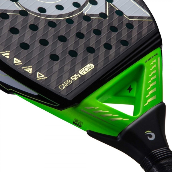 LOK Carb-On Flow Padel - Black/Green