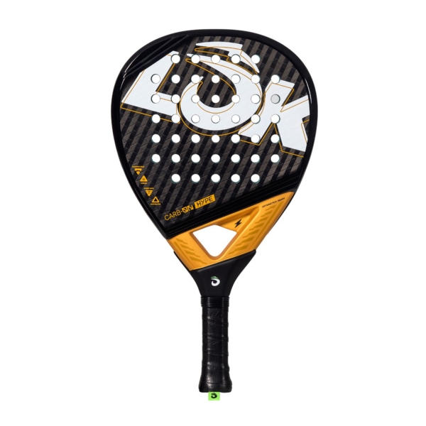 LOK Carb-On Padel Racket LOK CarbOn Hype Padel  Black/Orange LORK1HA1U0014F