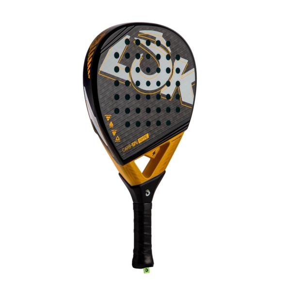 LOK Carb-On Hype Padel - Black/Orange
