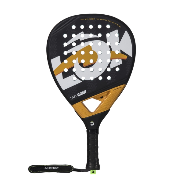 LOK Easy Hype Padel - Black/Orange/White