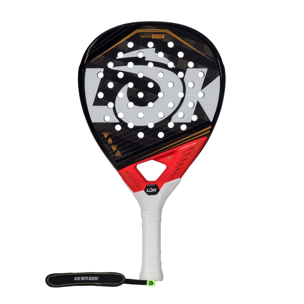 LOK Maxx Hype Padel - Black/Red