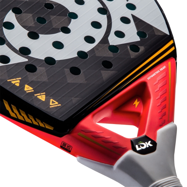LOK Maxx Hype Padel - Black/Red