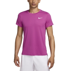 Nike Dri-FIT Court Slam T-Shirt - Hot Fuchsia/White