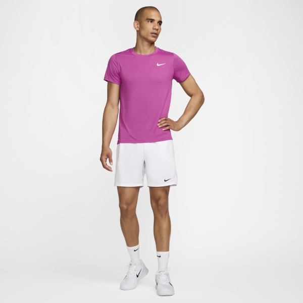 Nike Dri-FIT Court Slam Maglietta - Hot Fuchsia/White
