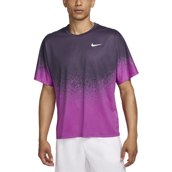 Nike Slam Court New York Men's Tennis T-Shirt - Hot Fuchsia