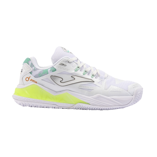 Padel Shoes Joma Spin  White/Green TSPILW2402OM