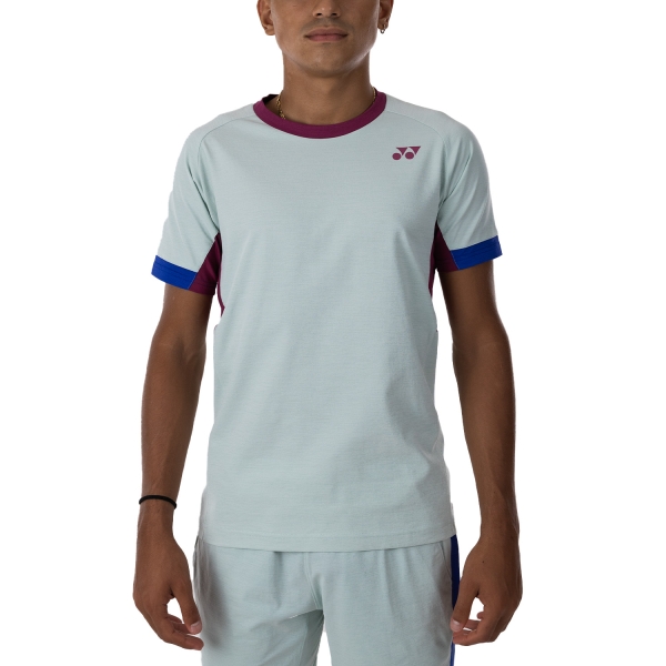 Men's Tennis Shirts Yonex Tournament TShirt  Menta Smoke TWM10563SM