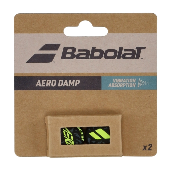 Vibration Dampener Babolat Aero Dampener  Grey/Yellow 700126100