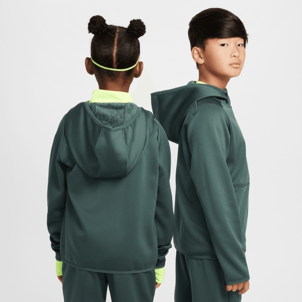 Nike Therma-FIT Sudadera Niños - Vintage Green/White