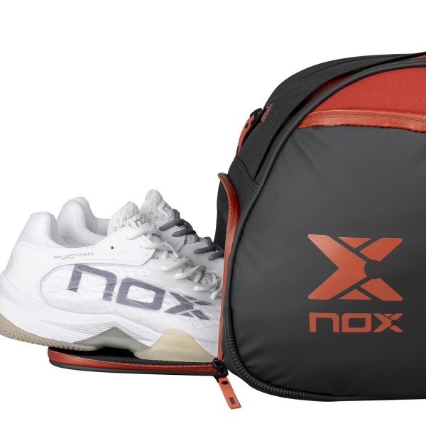 NOX Luxury Open Bag - Black/Red