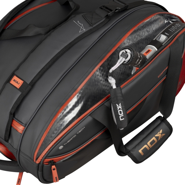 NOX Luxury Open Bag - Black/Red