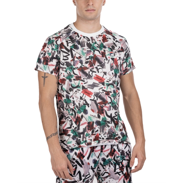 Men's Tennis Shirts Fila Huds TShirt  Graffiti Gringe TFM2423010091