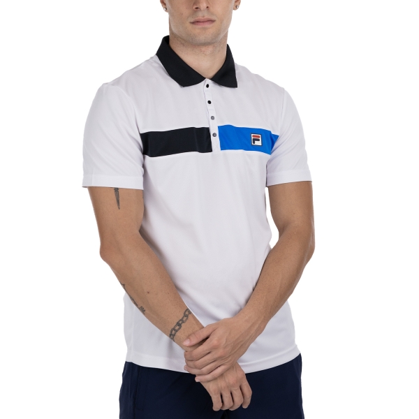 Fila Jayden Men s Tennis Polo White Black Comb