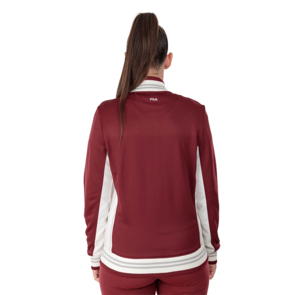 Fila Romy Jacket - Cabernet/White Alyssum