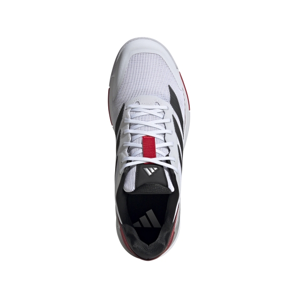 adidas Crazyquick LS Padel - Cloud White/Core Black/Lucid Red