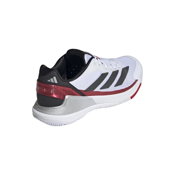 adidas Crazyquick LS Padel - Cloud White/Core Black/Lucid Red