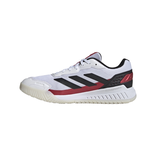adidas Courtquick Padel - White/Core Black/Lucid Red
