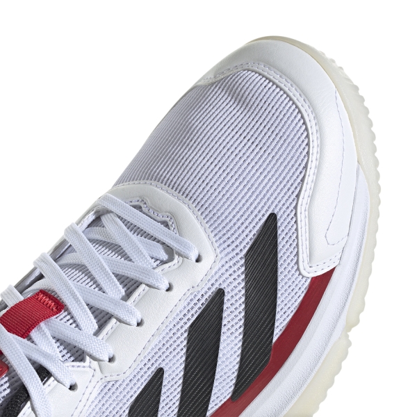 adidas Courtquick Padel - White/Core Black/Lucid Red