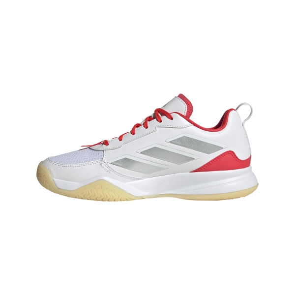 adidas AvaFlash - Cloud White/Silver Metal/Lucid Red