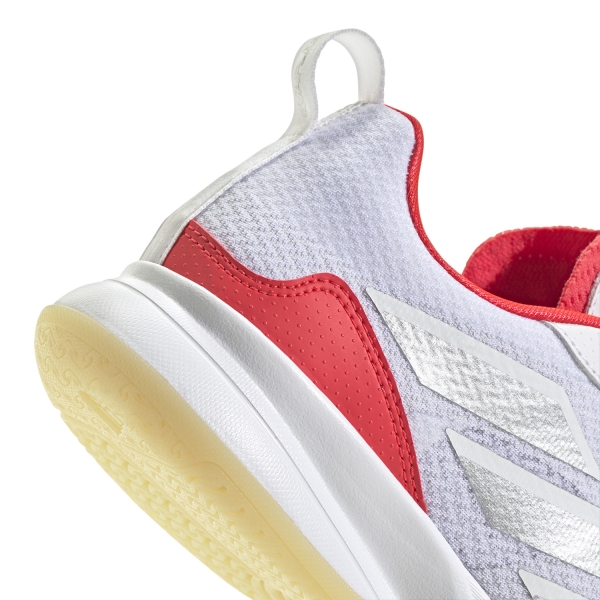 adidas AvaFlash - Cloud White/Silver Metal/Lucid Red
