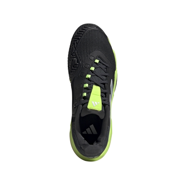 adidas Barricade 13 Clay - Core Black/Zero Metallic/Lucid Lemon