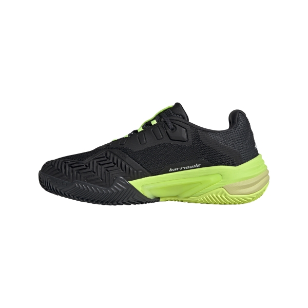 adidas Barricade 13 Clay - Core Black/Zero Metallic/Lucid Lemon
