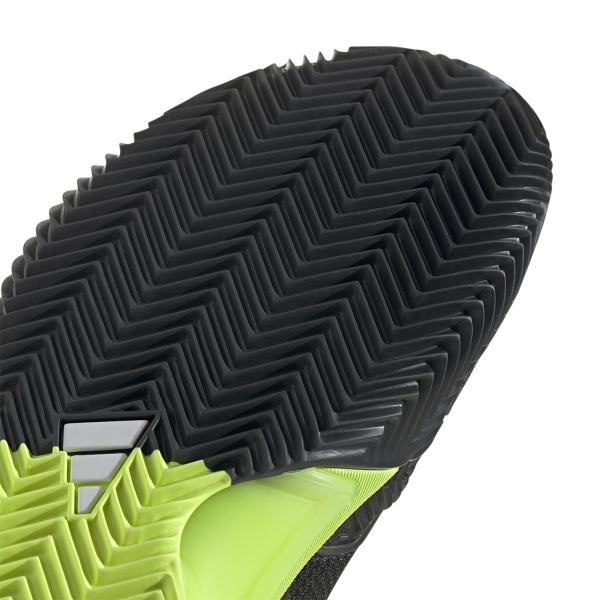 adidas Barricade 13 Clay - Core Black/Zero Metallic/Lucid Lemon