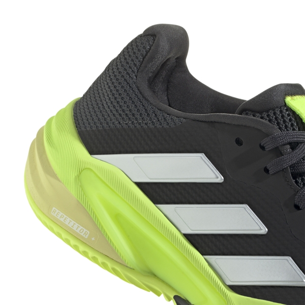 adidas Barricade 13 Clay - Core Black/Zero Metallic/Lucid Lemon