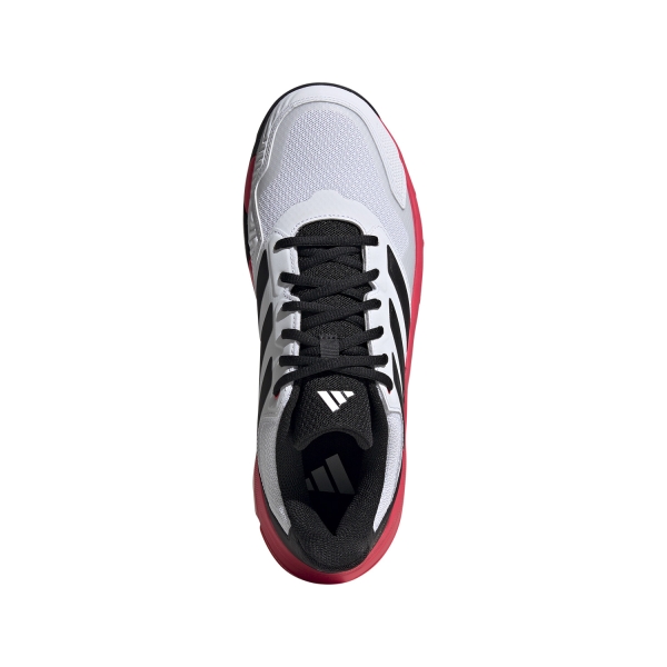 adidas CourtJam Control 3 - FTWR White/Core Black/Lucid Red